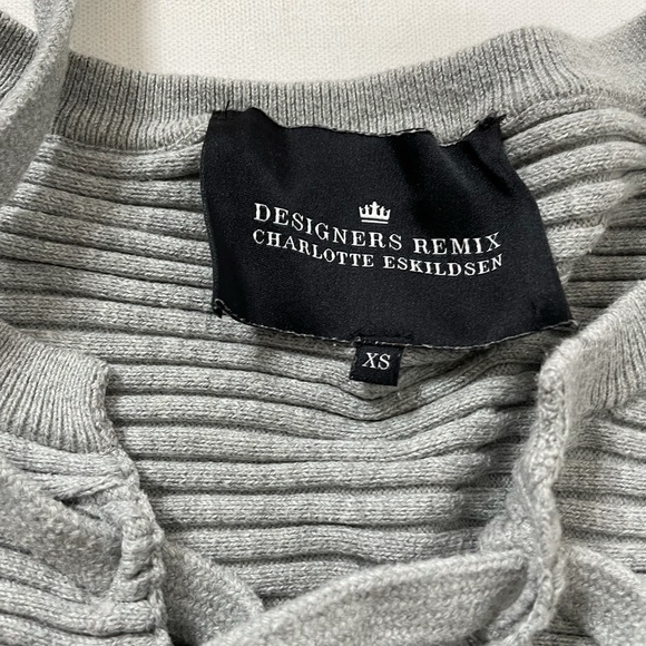 Designers Remix Charlotte Eskildsen Women Gray Pullover Sweater (XS) - Picture 6 of 8